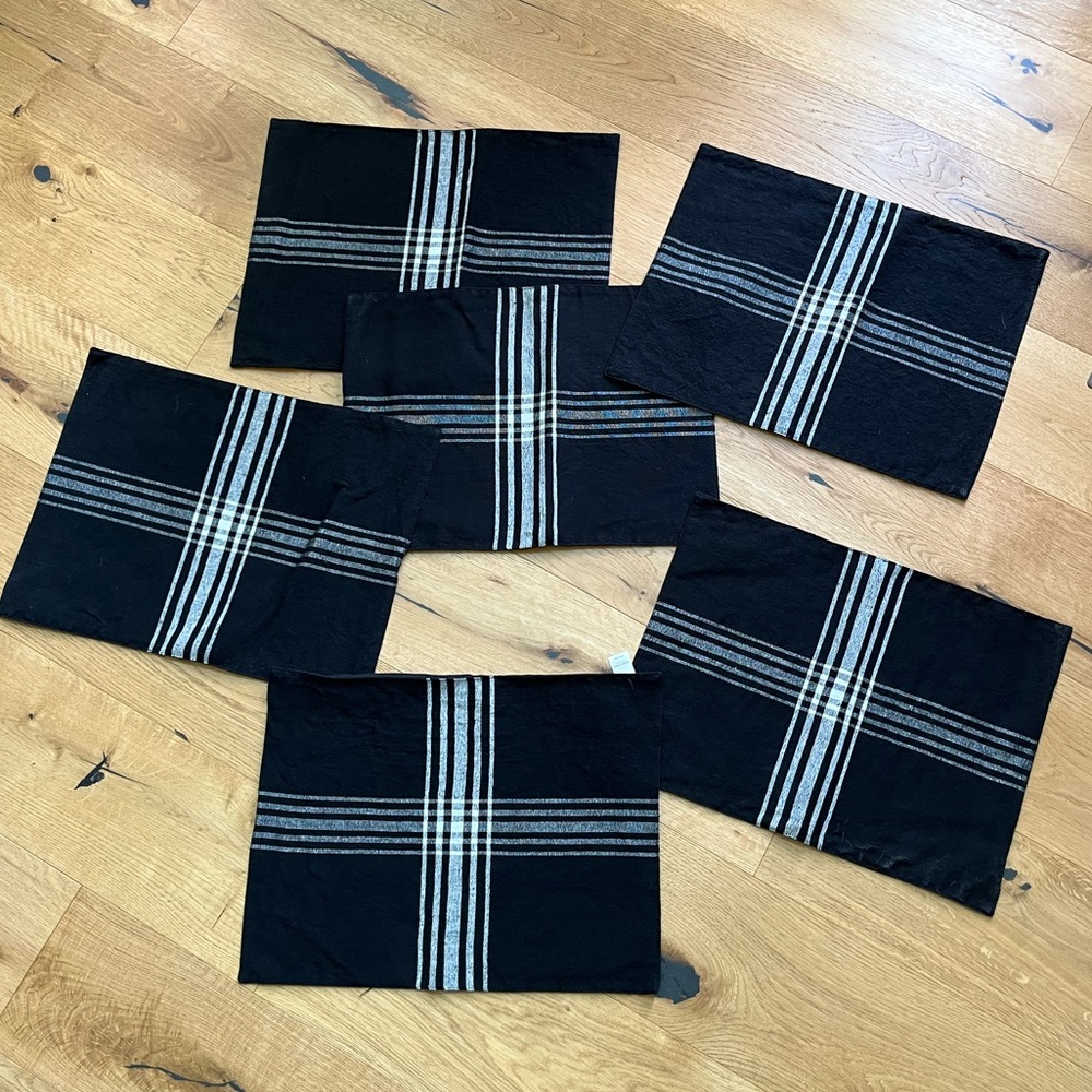 Hearth & Hand Plaid Placemats Set of 6